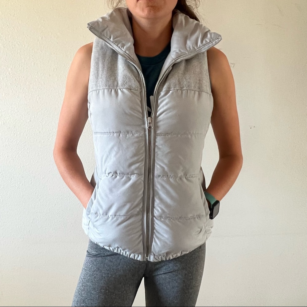 Grey Old Navy Wool Upper Vest